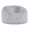 Bean Bag Bed Chair Convertible to Lounge or Mattress with Washable Cover Grey
